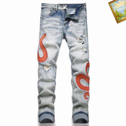 Men's Amiri Fashionable Casual Jeans Pants Size 29-38