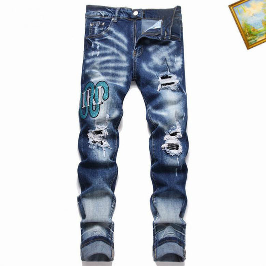 Men's Amiri Fashionable Casual Jeans Pants Size 29-38