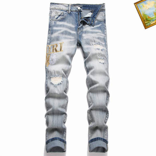 Men's Amiri Fashionable Casual Jeans Pants Size 29-38
