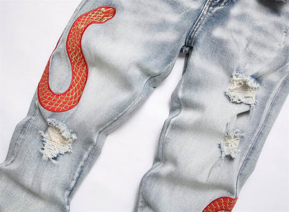 Men's Amiri Fashionable Casual Jeans Pants Size 29-38