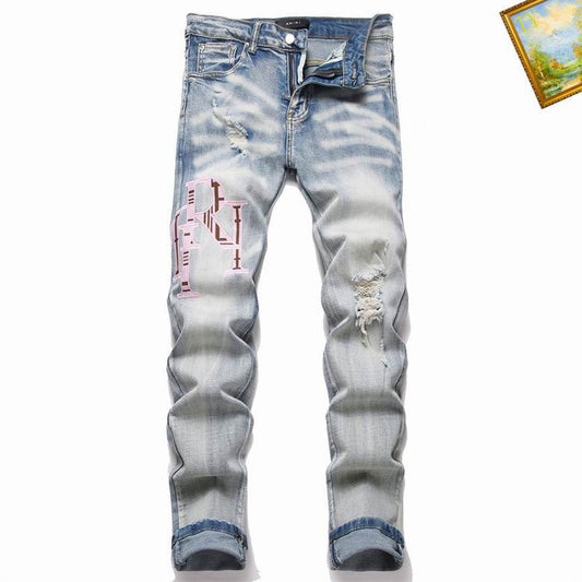 Men's Amiri Fashionable Casual Jeans Pants Size 29-38
