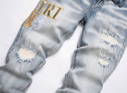 Men's Amiri Fashionable Casual Jeans Pants Size 29-38