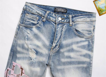 Men's Amiri Fashionable Casual Jeans Pants Size 29-38